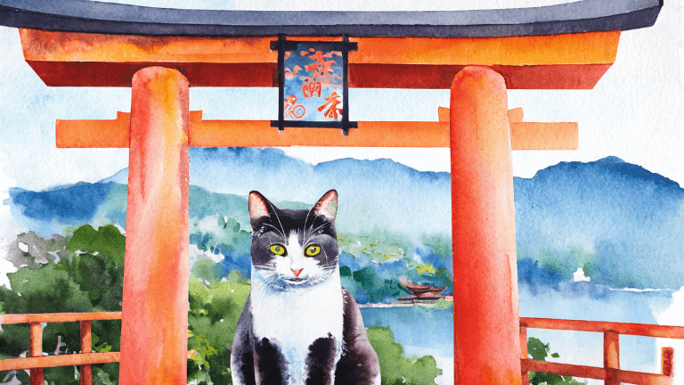 猫と神社